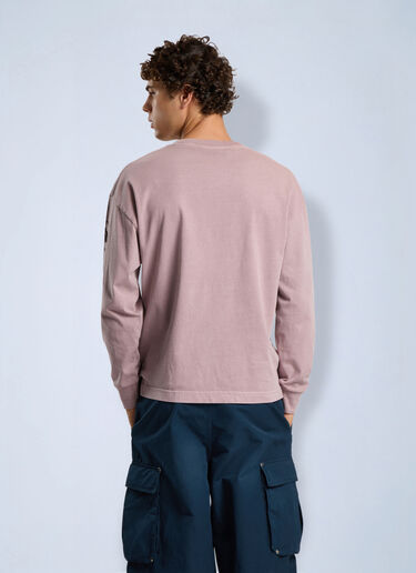 LN-CC® - Palm Angels: Devil Herald Regular Tee L/S - Purple Palm Angels Devil Herald Regular Tee L/S Purple pma0166274