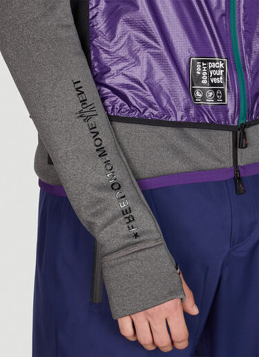 Moncler Grenoble Vest Overlay Track Jacket Purple mog0149004