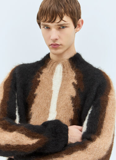 Walter Van Beirendonck Big Foot Sweater Brown wlt0158006