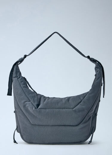LN-CC® - Lemaire: Large Soft Game Bag - Grey Lemaire Large Soft Game Bag Grey lem0166034