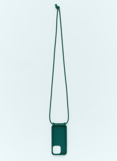 Bottega Veneta iPhone 14 Proケース ストラップ付 グリーン bov0155045