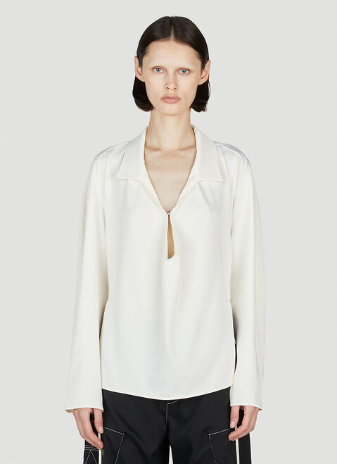 Balenciaga Two Way Shirt Grey bal0253004