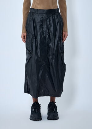 Moncler Technical Midi Skirt Black mon0263028