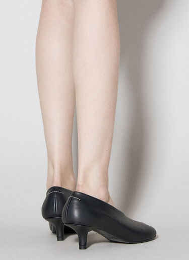 MM6 Maison Margiela Court 浅口鞋 黑色 mmm0255016