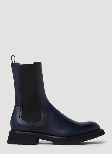 Alexander McQueen Chelsea Boots Navy amq0150014