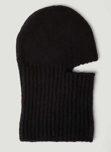 Our Legacy Knitted Balaclava Black our0350003