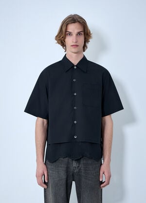 Our Legacy Every Shirt Shortsleeve Black our0164012