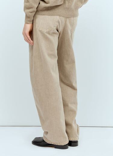 Lemaire Twisted Belted Jeans Beige lem0156009