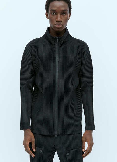 Homme Plissé Issey Miyake 플리츠 스웨터 블랙 hmp0154011