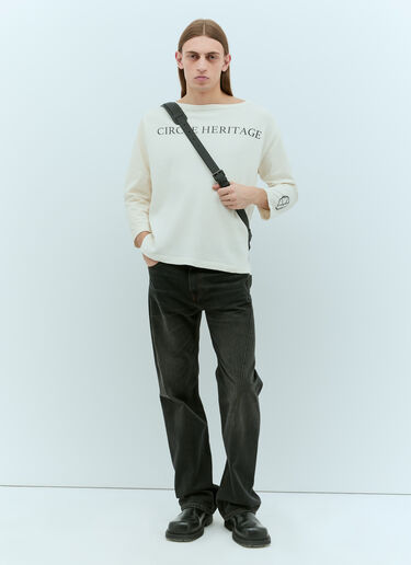 CIRCLE HERITAGE Thermal Long-Sleeve T-Shirt Off white che0155001
