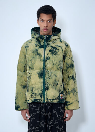 Brain Dead Hooded Corduroy Jacket Olive bra0162007