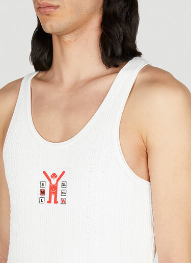 Walter Van Beirendonck Jock Tank Top White wlt0152008