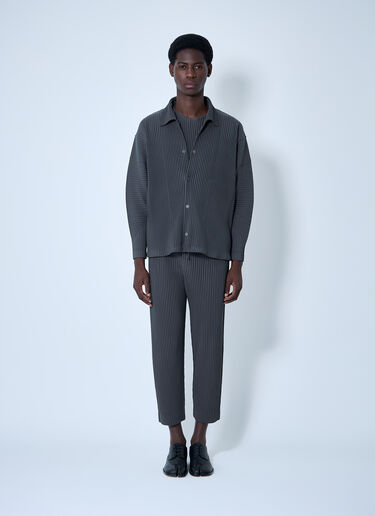 Homme Plissé Issey Miyake 플리츠 재킷  그레이 hmp0160012