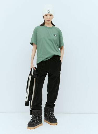 Moncler x Palm Angels Logo Patch T-Shirt Green mpa0355011