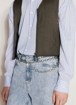 Our Legacy Y2K Hip Chain Belt Silver our0356016
