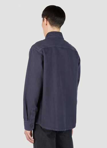 A.P.C. Dark Wash Denim Shirt Dark Blue apc0151012