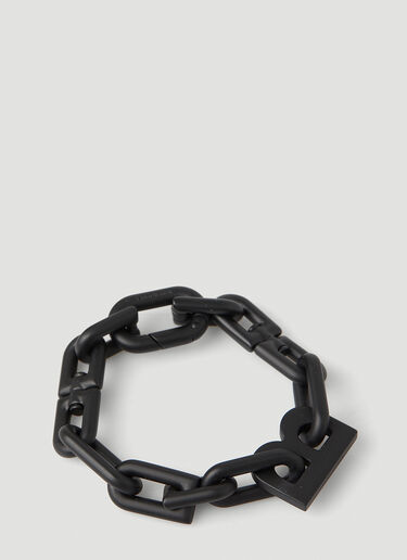 Balenciaga Cable Chain B-Logo Bracelet Black bal0347008