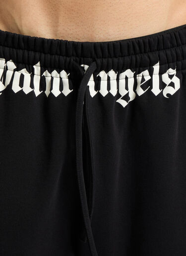Palm Angels Waist Logo Sweatpants Black pma0166162