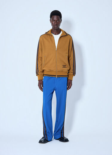 LN-CC® - Y-3 X WB: Track Zipped Jacket - Brown Y-3 X WB Track Zipped Jacket Brown ywb0364001