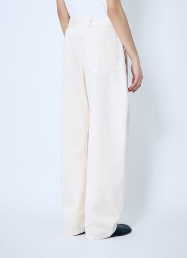 Lemaire Belted Twisted Pants White lem0260010