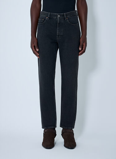 Straight-Leg Denim Jeans Saint Laurent Straight-Leg Denim Jeans Black sla0162019