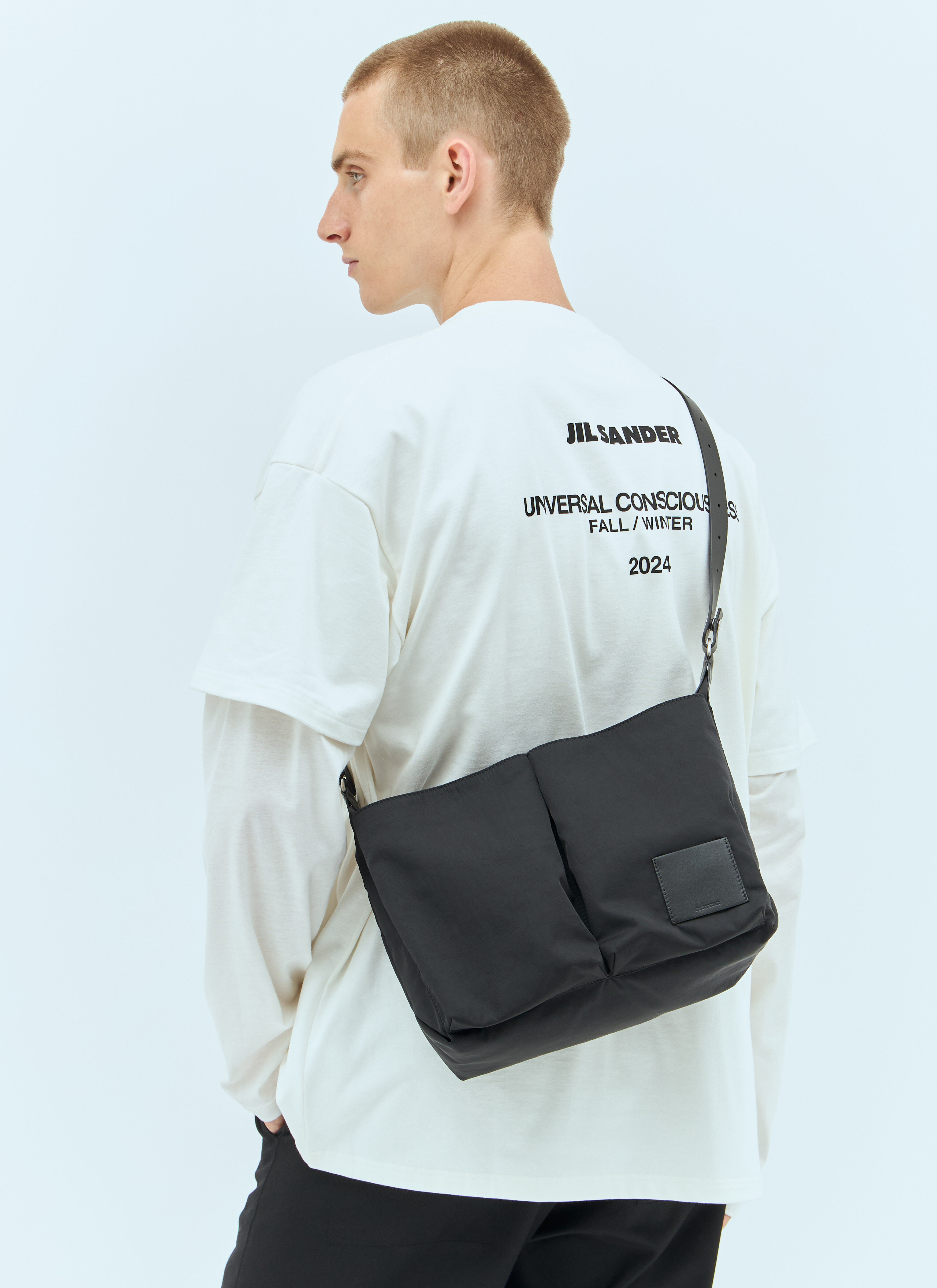 Jil Sander Pilot Crossbody Bag en Black pour homme | LN-CC®