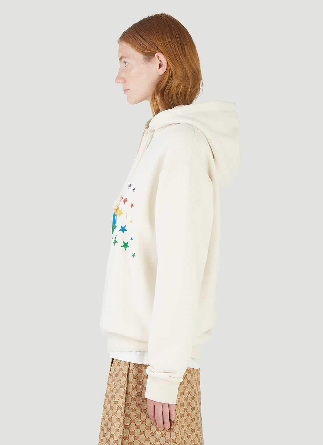 Gucci Women s Shooting Star Sweatshirt in White LN CC