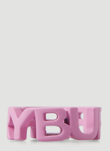 Burberry LJ 徽标戒指 粉色 bur0247110