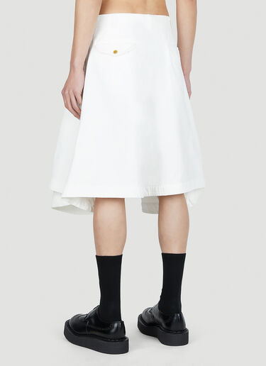 Comme Des Garçons Homme Plus Skirt Shorts White hpl0152011