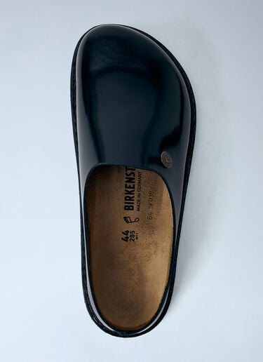 LN-CC® - Birkenstock 1774 x SFTM: Amsterdam Premium Collector NL Slip Ons - Black Birkenstock 1774 x SFTM Amsterdam Premium Collector NL Slip Ons Black brs0265002
