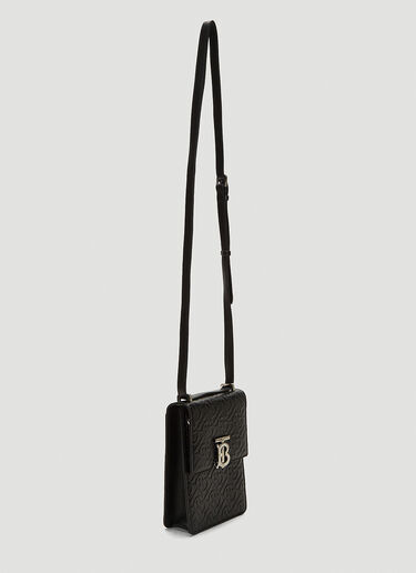 Burberry Embossed Robin Crossbody Bag Black bur0142016
