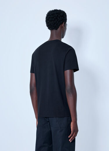 LN-CC® - Moncler: Logo Motif T-Shirt - Black Moncler Logo Motif T-Shirt Black mon0166014