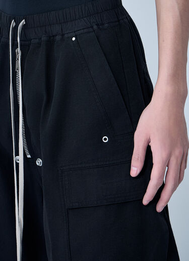 Rick Owens DRKSHDW Double Cargo Jumbo Belas Pants Black drk0164004