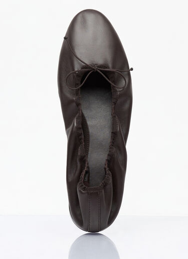 The Row Awar Ballerina Flats Brown row0258025