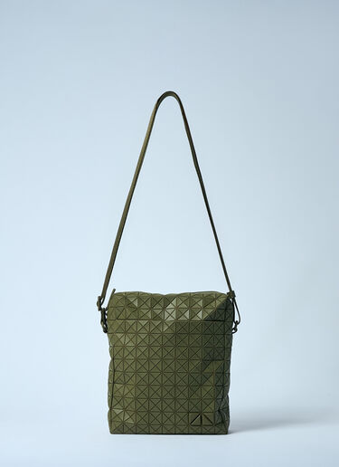 Bao Bao Issey Miyake Voyager One-Tone Shoulder Bag Green bao0159001