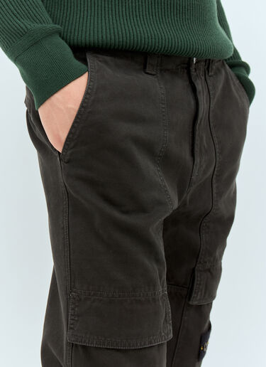 Stone Island Canvas Cargo Pants Grey sto0158029
