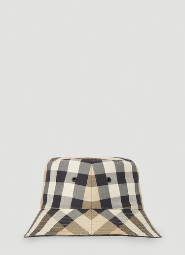 Burberry 체크 버킷 햇 베이지 bur0152002