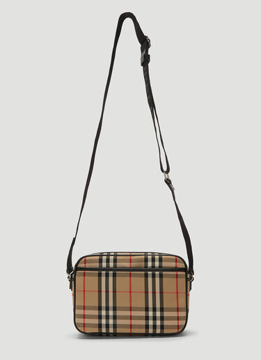 Burberry Vintage 格纹斜挎包 米 bur0137021