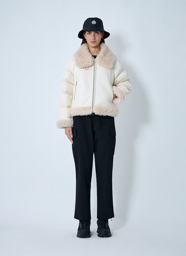Rubrouk Patent Craquele Jacket Moncler Rubrouk Patent Craquele Jacket Beige mon0262008