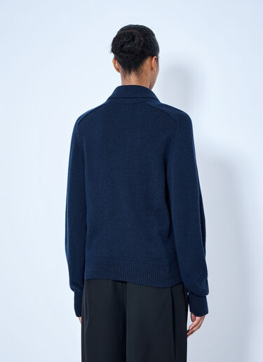 LN-CC® - Khaite: Jackson Sweater - Navy Khaite Jackson Sweater Navy kha0265006