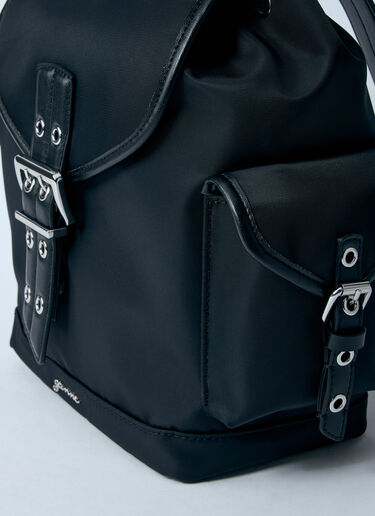 GANNI Small Bucky Backpack Black gan0260027