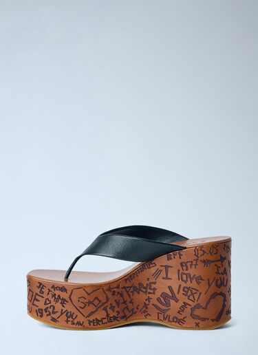 LN-CC® - Chloé: Maxime Wedge Sandals - Brown Chloé Maxime Wedge Sandals Brown chl0265029