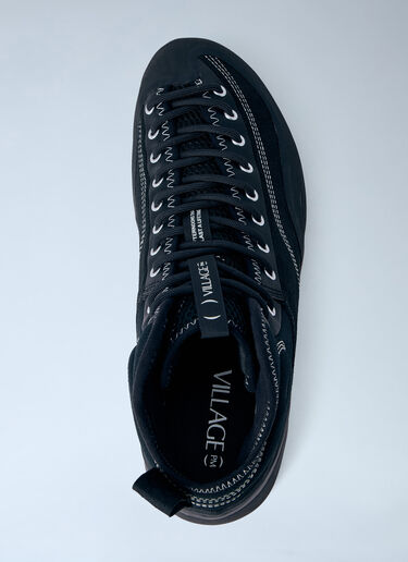 Village PM High-Top Sneakers with Contrast Stitching Black vpm0164003