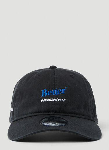 Better Gift Shop x New Era ホッケー ベースボールキャップ ブラック bfs0154008