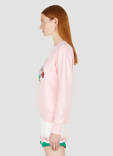 Casablanca Casa Okinawa Embroidered Sweatshirt Pink cbl0247013