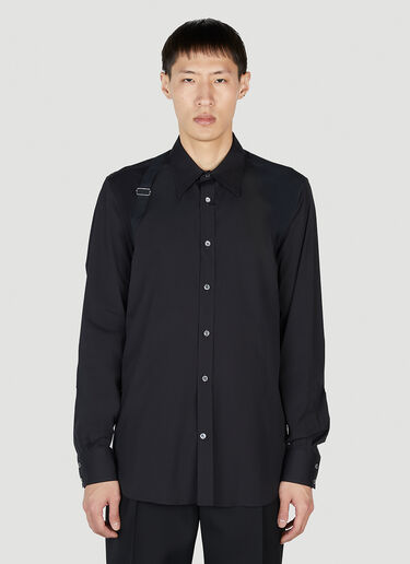 Alexander McQueen ハーネスシャツ ブラック amq0151008