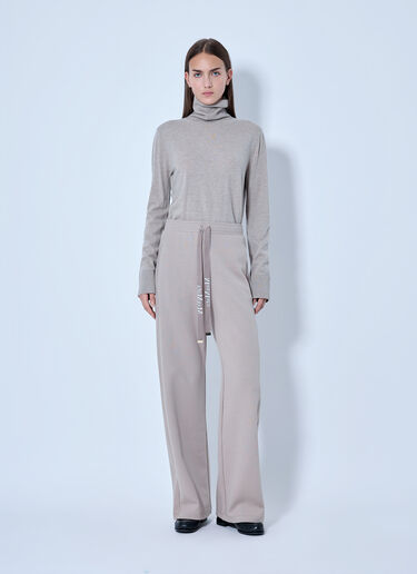 LN-CC® - Max Mara: Drawstring Wide-Leg Trousers - Beige Max Mara Drawstring Wide-Leg Trousers Beige max0266108