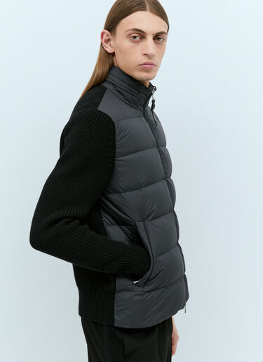 Moncler 衬垫拉链开衫 黑色 mon0158029