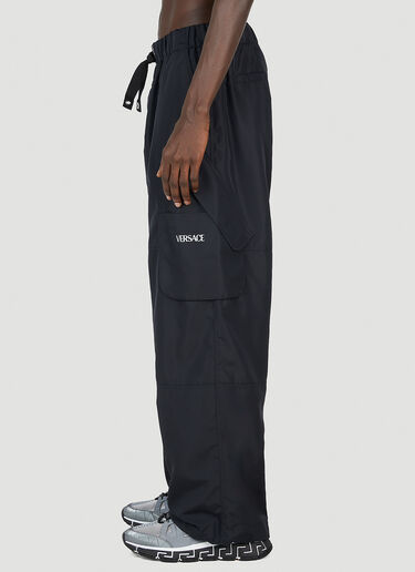 Versace Relaxed Cargo Pants Black ver0152007