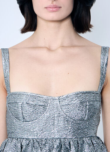 Cecilie Bahnsen Onique Dress Silver cec0259009